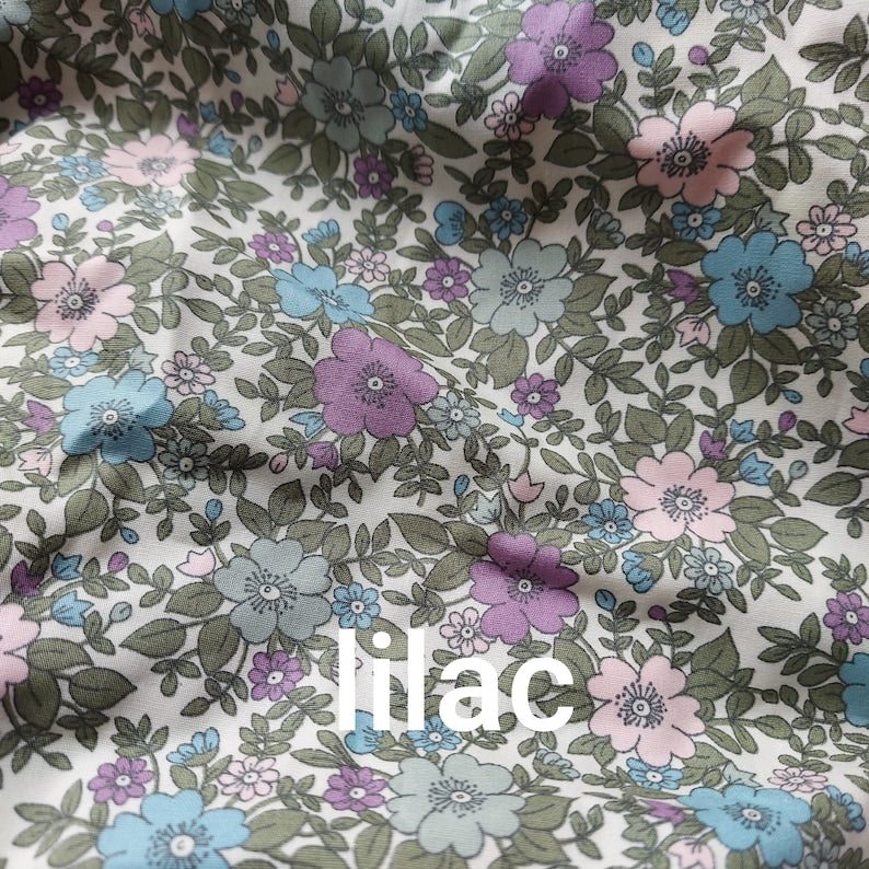 Floral Baby Bloomers – Cotton Poplin Nappy Covers in Red, Lilac & Blue