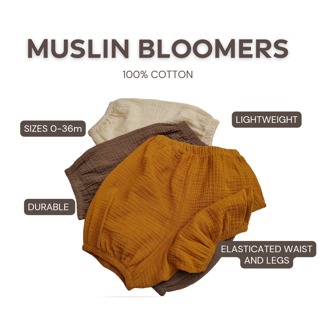 Muslin baby bloomers - Unisex