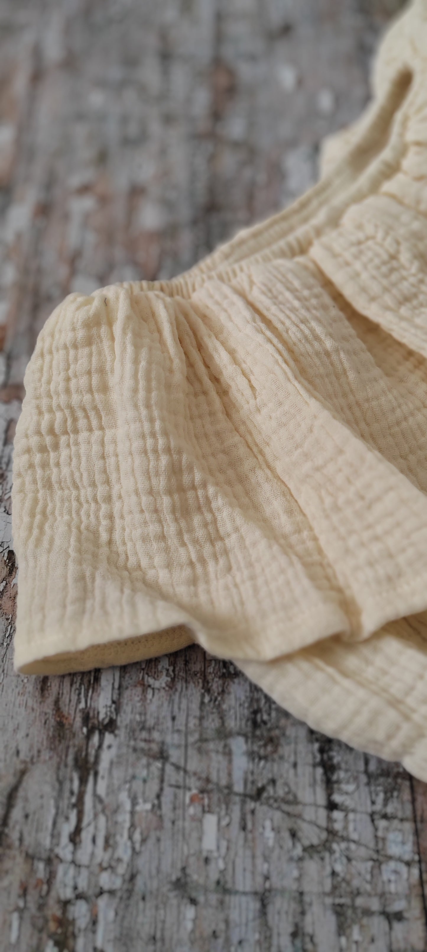 Vanilla Skirted Baby Bloomer β Soft Cotton Ruffle Bloomer for Babies