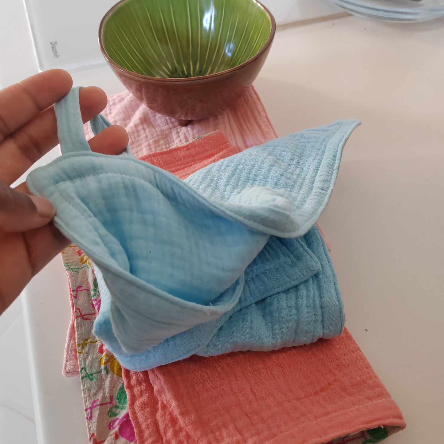Double Gauze Cotton Dish Towel β Soft, Absorbent, Double Layer Kitchen Towel
