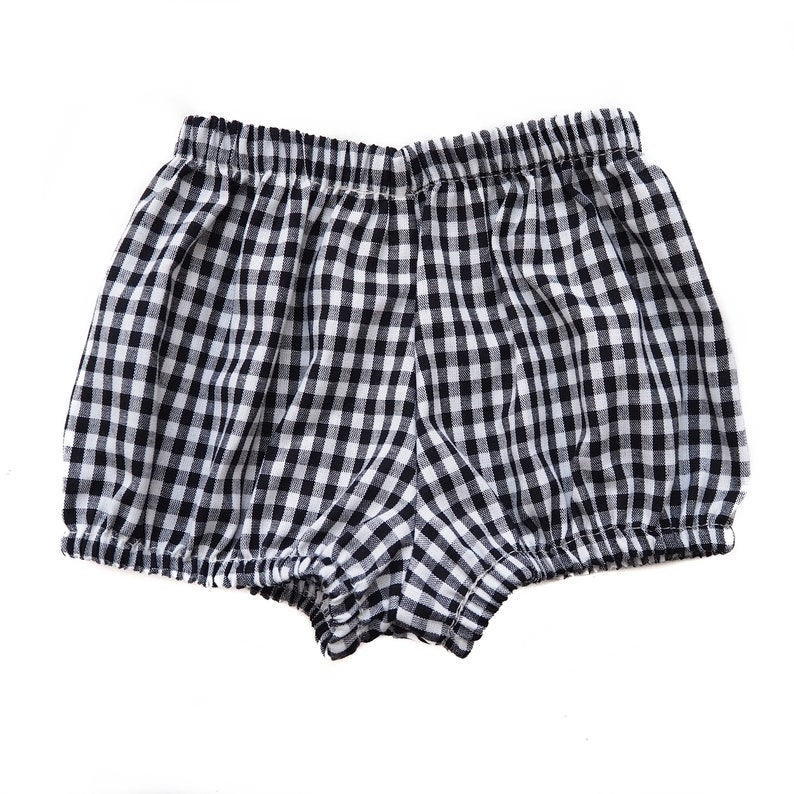 Gingham baby bloomers